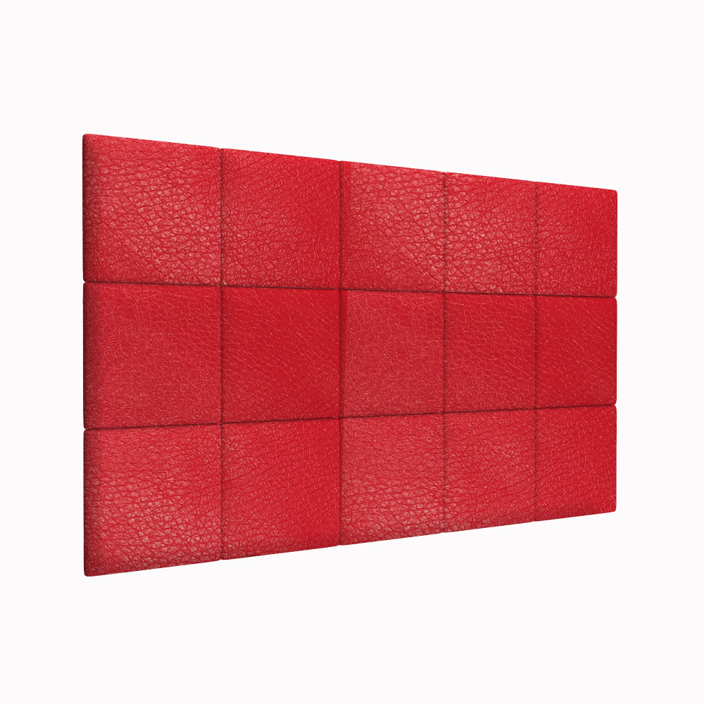 Мягкие обои Eco Leather Red 30х30 см 1 шт. #1