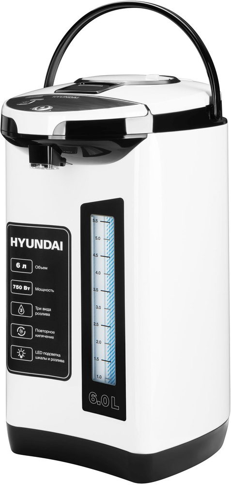 Термопот Hyundai HYTP-3850 6л. 750Вт белый/черный #1