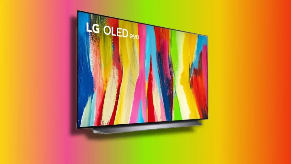 LG Телевизор OLED55C2 55" 4K UHD, черный #1