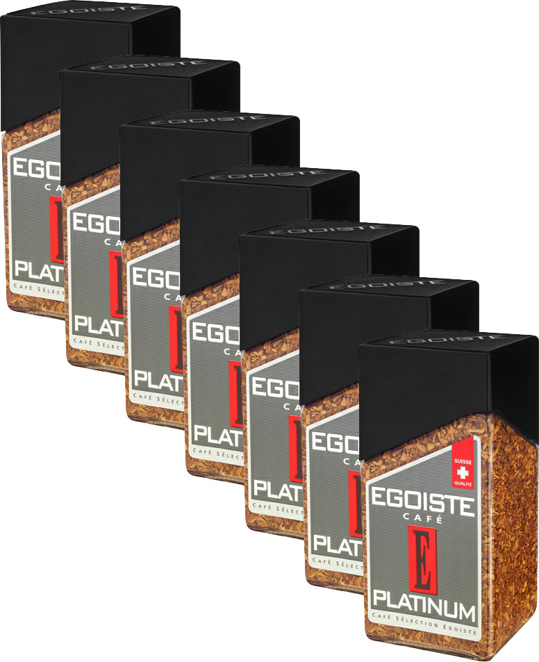 Кофе Egoiste Platinum растворимый 100 г, комплект: 7 упаковок по 100 г  #1