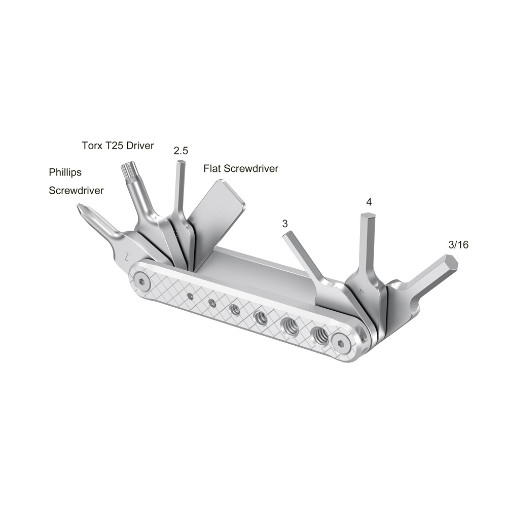 Набор шестигранников Мультитул SmallRig Folding Tool Set with Screwdrivers and Wrenches AAK2213C с отвертками #1