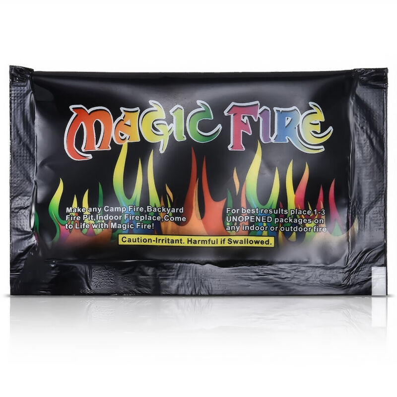 Красящий порошок Magic Fire Flame зеленый 10 гр., набор для костра, магический огонь для кемпинга на #1
