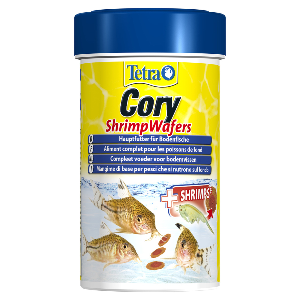 Tetra Cory ShrimpWafers корм с добавлением креветок для сомиков-коридорасов (пластинки)  #1