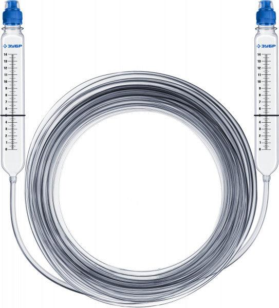 Гидроуровень с усиленными измерительными колбами ЗУБР Профессионал 15 м 3482-08-15  #1