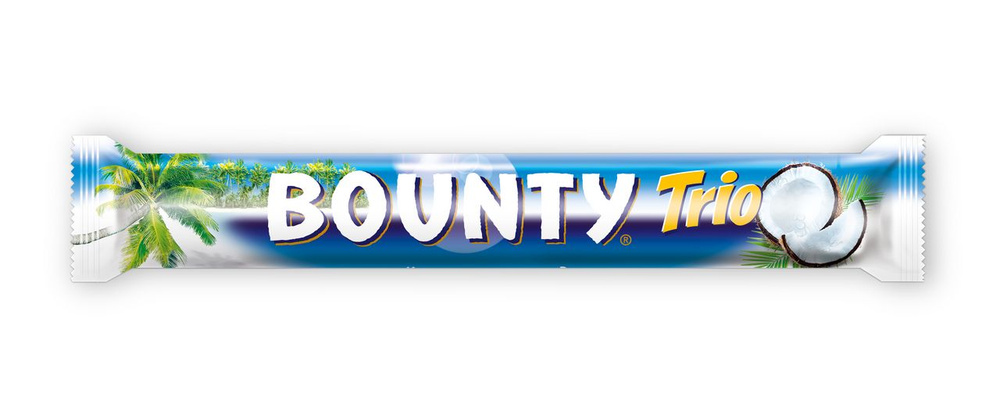Шоколадный батончик Bounty Trio, комплект: 2 упаковки по 82.5 г #1