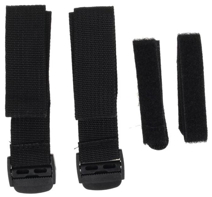 Комплект крепежных ремешков для экшен-камер Belt KIT, 4 шт., черные  #1