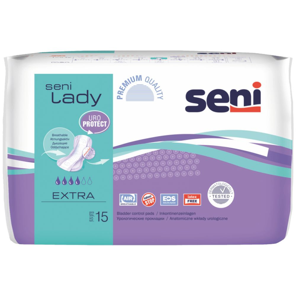 Прокладки урологические Seni Lady Extra, 15шт #1