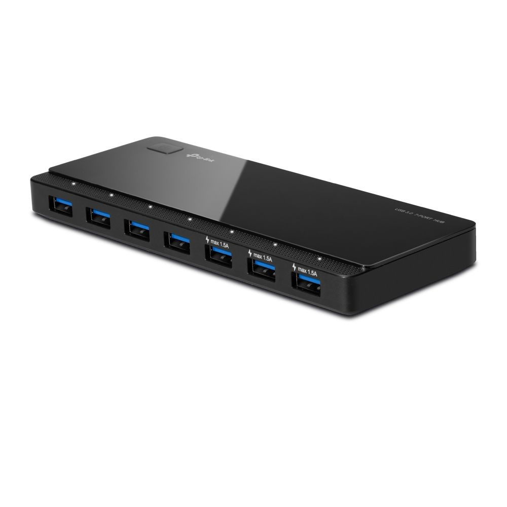 USB-концентратор TP-Link UH700, USB 3.0 х7, черный #1