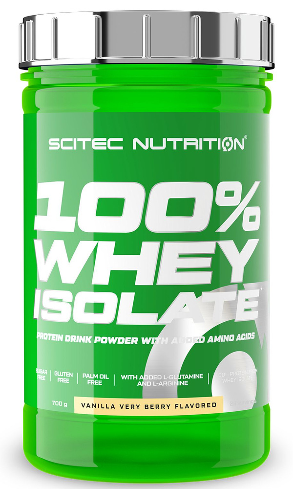 Протеин сывороточный изолят Scitec Nutrition 100% Whey Isolate 700 г Ваниль-Ягоды  #1