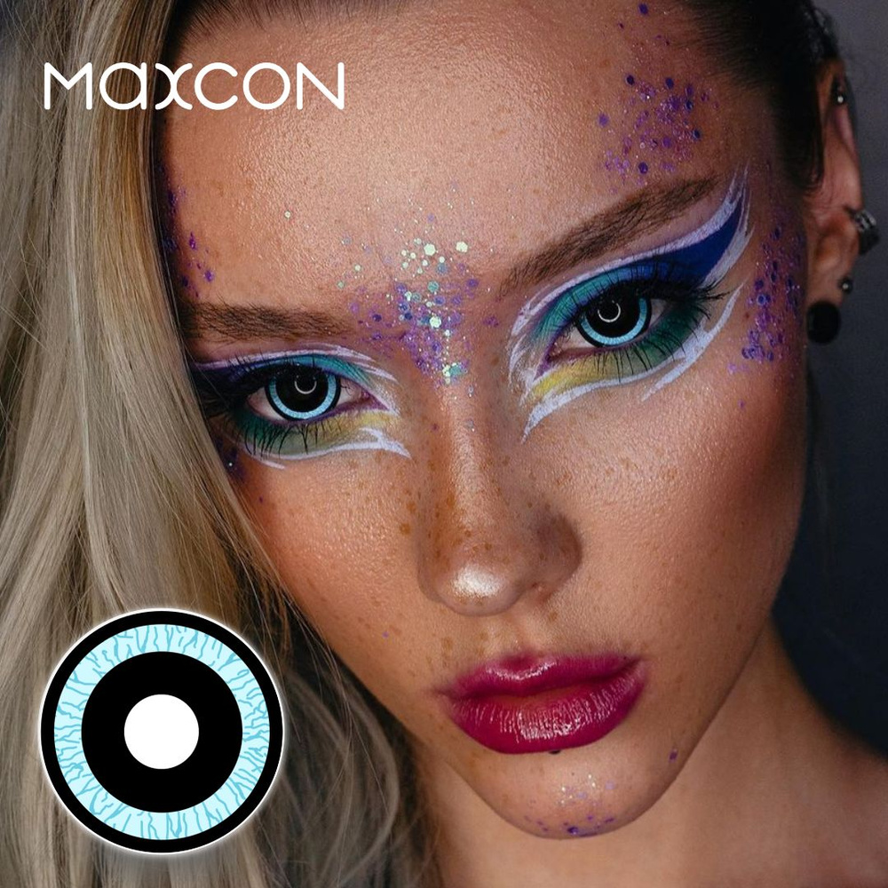 MAXCON Цветные контактные линзы, 0.00, 9, 12 месяцев  #1