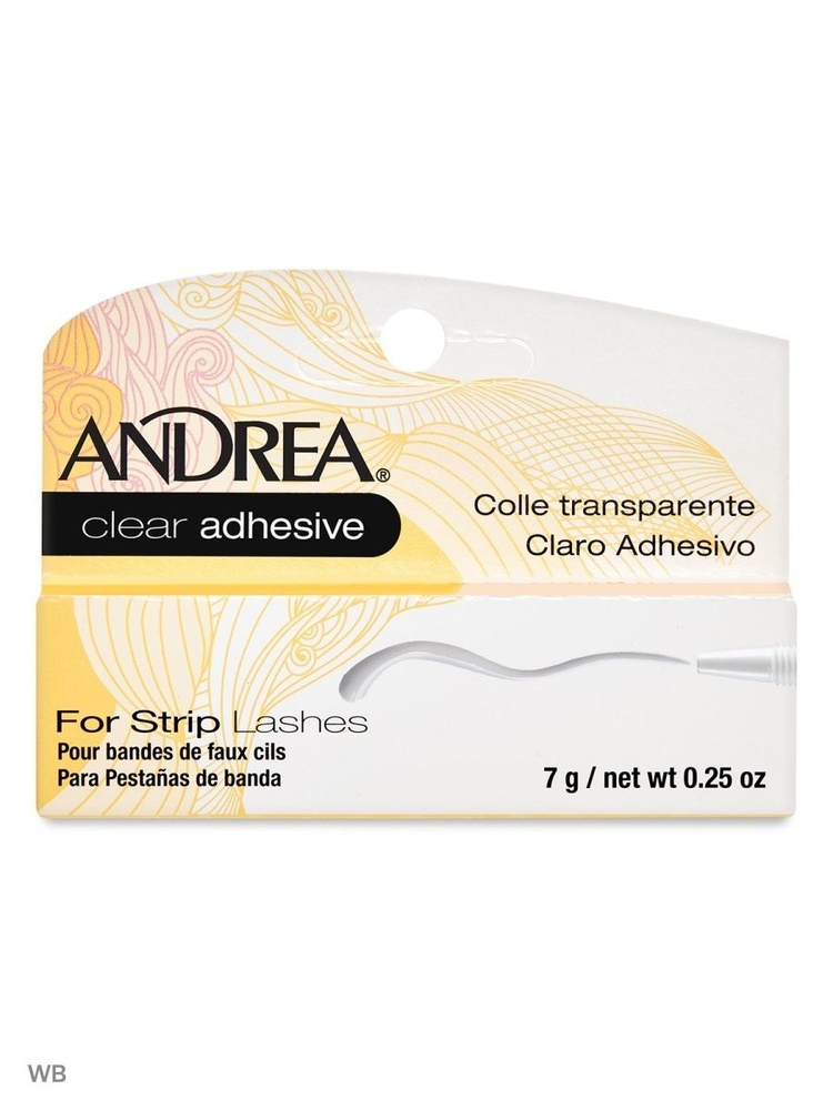 Andrea Clear Adhesive for Strip Lashes Клей для ресниц без формальдегида, прозрачный, 7 г  #1
