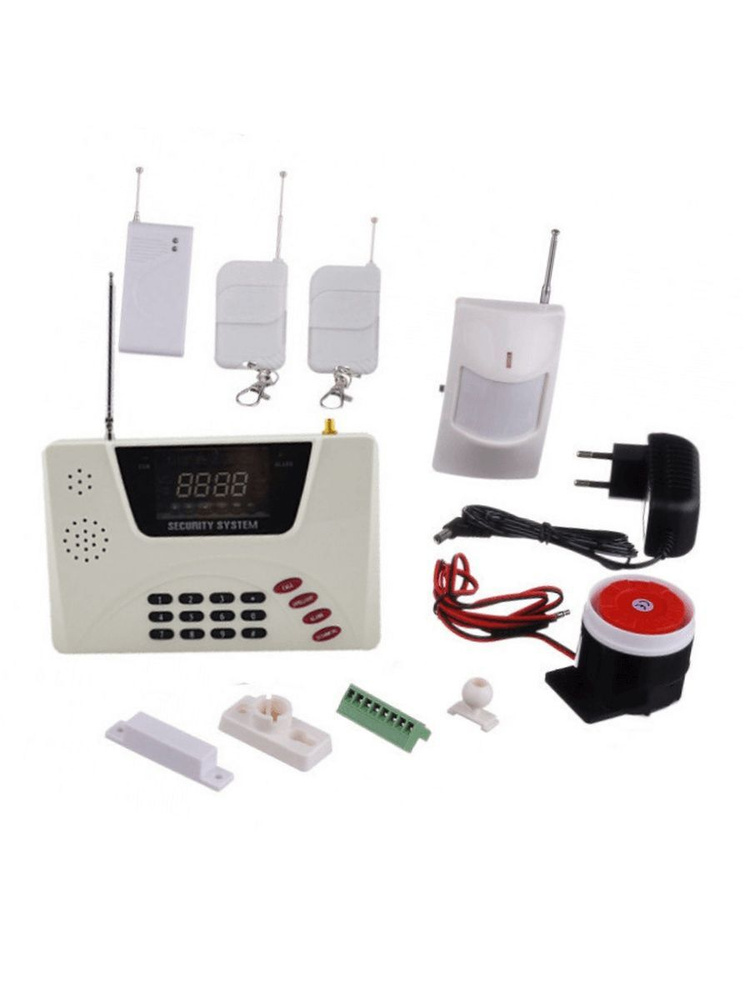 Система охранной сигнализации, беспроводная, GSM / Сигнализация для дома с датчиком движения  #1