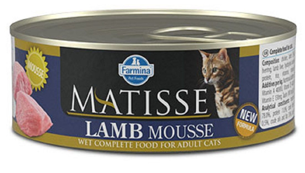 Консервы/влажный корм Farmina Matisse Cat Mousse Lamb Фармина Матисс мусс для кошек всех пород, с ягненком, #1