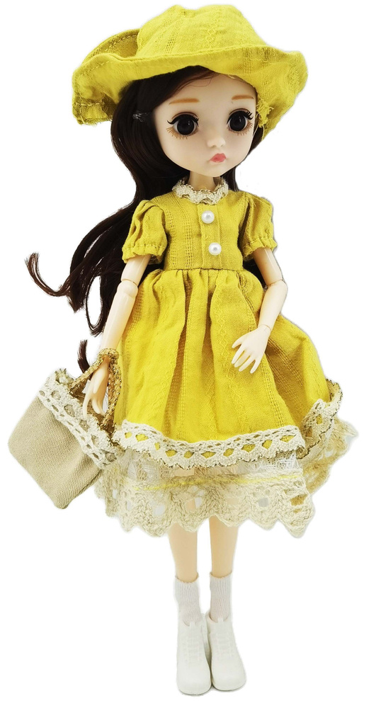 Кукла  Pretty Princess, в желтом платье, 25 см, 183369 #1