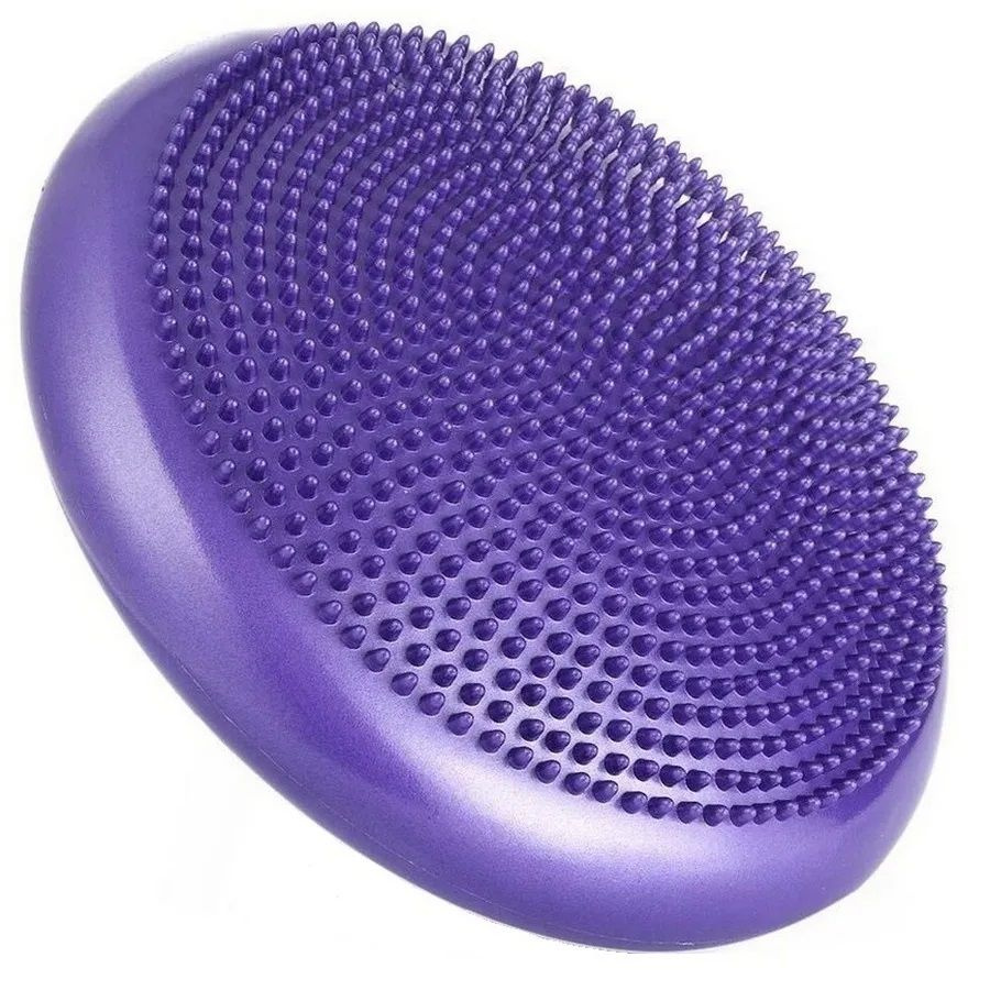 Массажная балансировочная подушка (полусфера) 33 см., фиолетовый  #1