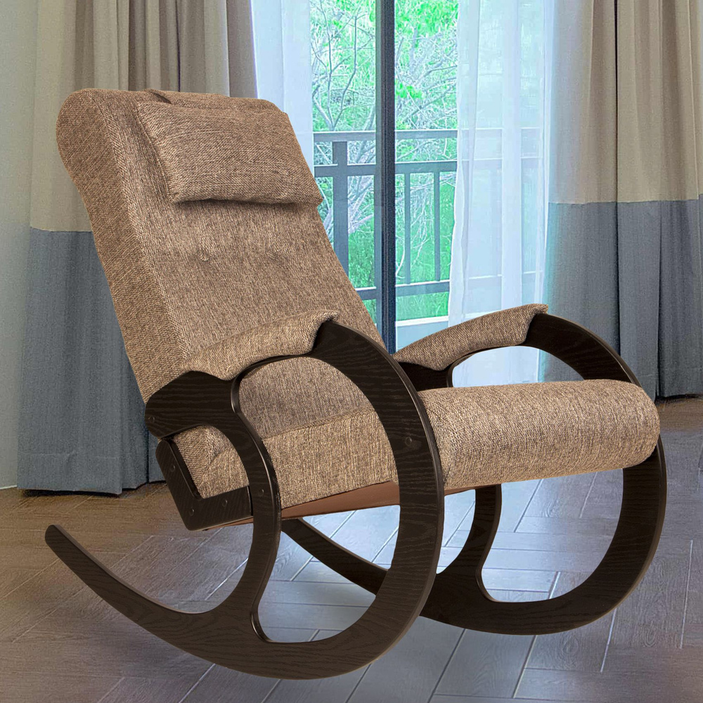 AVK Кресло-качалка для дома и дачи (Рогожка), 58х100х90 см #1