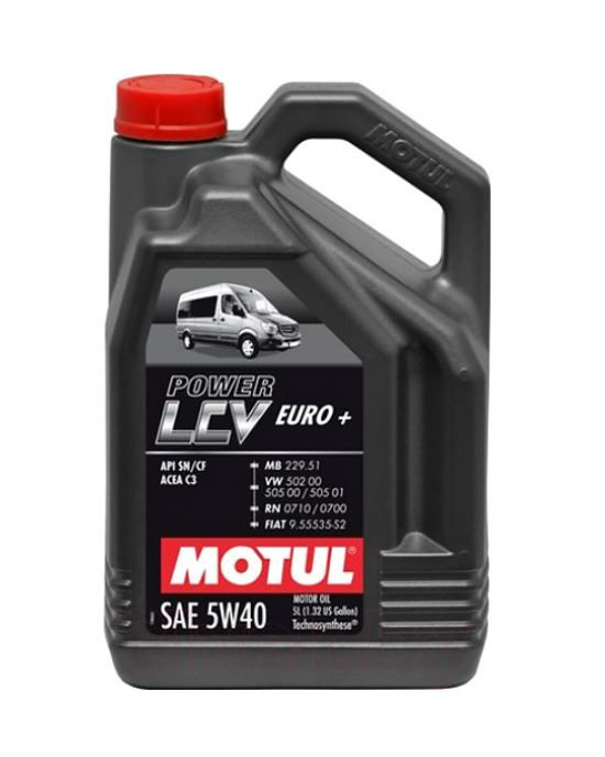 MOTUL POWER LCV EURO+ 5W-40 Масло моторное, Синтетическое, 5 л #1