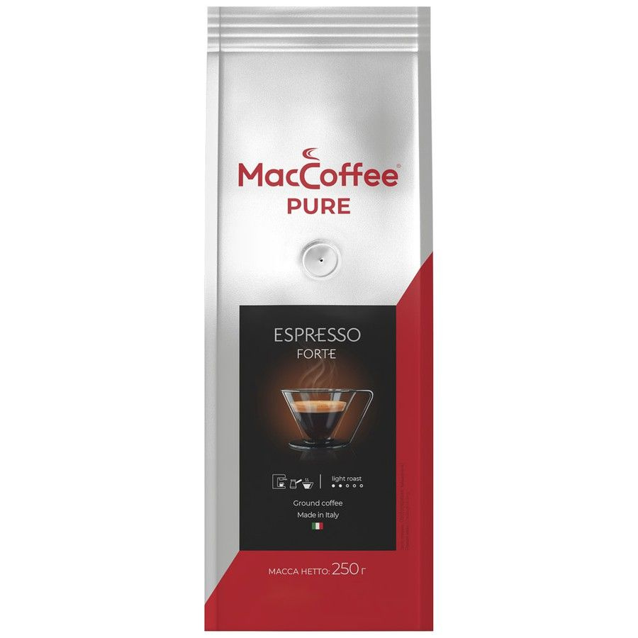 Кофе в зернах MacCoffee PURE Espresso Forte, 250 г #1