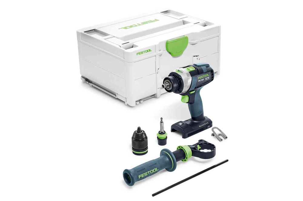 Дрель-шуруповерт ударная аккумуляторная FESTOOL QUADRIVE TPC 18/4 I-Basic  #1