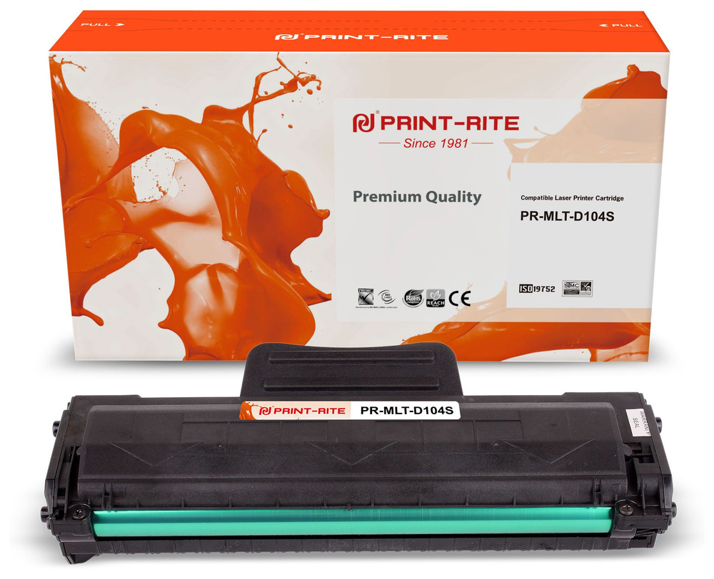 Картридж лазерный Print-Rite TFSFI3BPU1J PR-MLT-D104S MLT-D104S черный (1500стр.) для Samsung ML-1660/1665/SCX-3205/3207 #1