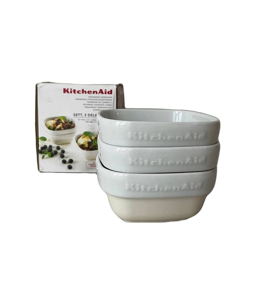 KitchenAid Форма для выпечки, Квадратная, 10 см x 10 см, 3 шт #1