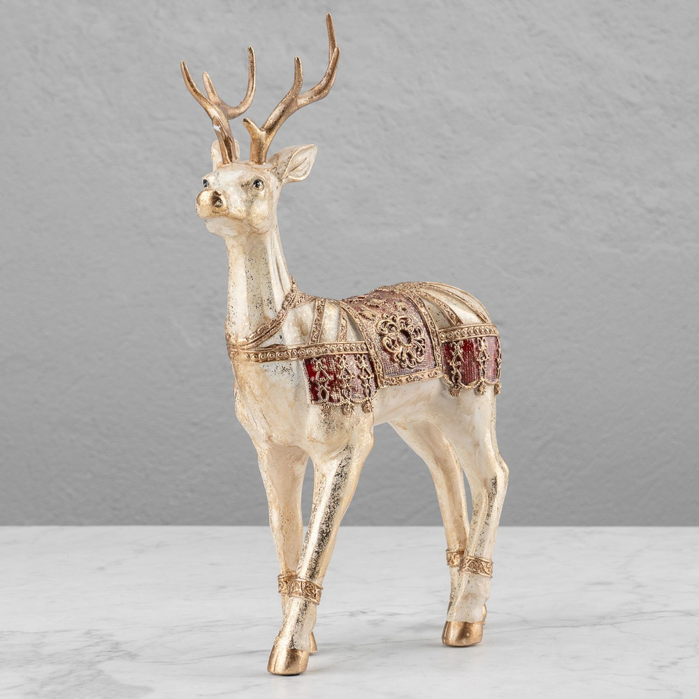 Новогодняя фигурка Deer Silver/Gold 2 36 cm #1