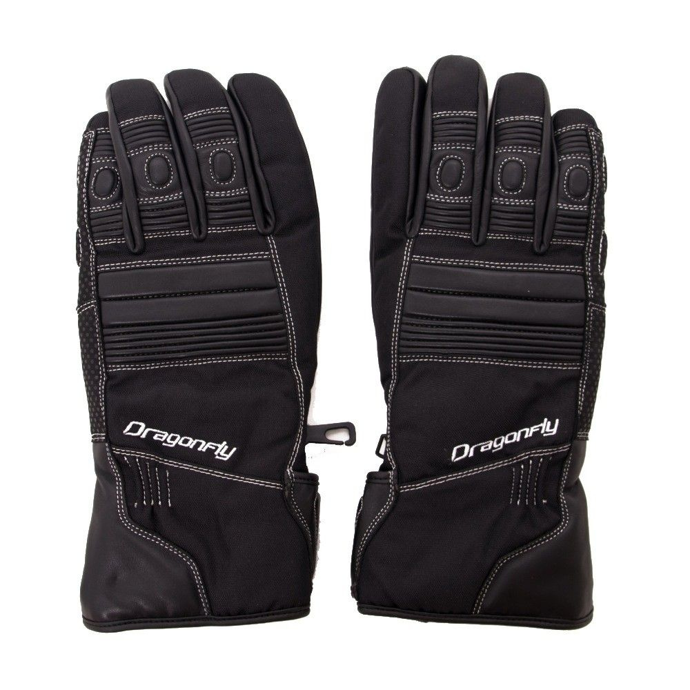 Перчатки снегоходные DRAGONFLY Snowmobile Sport Black S #1
