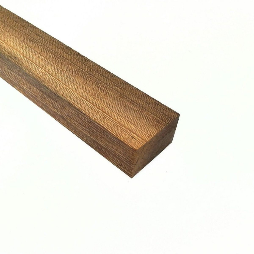 Брусок деревянный Венге 530х50х30мм, третий сорт #1