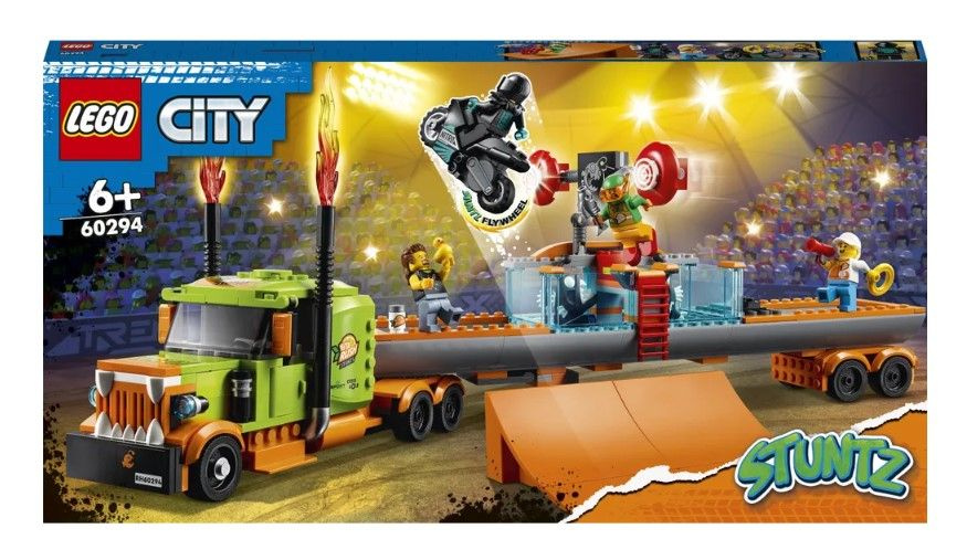 Конструктор LEGO City Stuntz Грузовик для шоу каскадёров 60294, 6+  #1