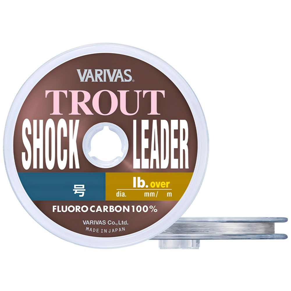 Флюорокарбоновая леска для рыбалки Varivas Trout Shock Leader 30 м, 0.205 мм, 3.25 кг / Флюорокарбон #1