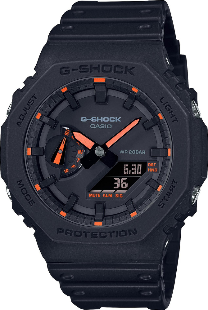 Часы наручные Часы наручные мужские японские Casio G-Shock GA-2100 ...