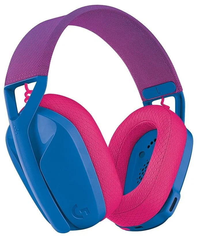 Наушники Logitech G435 Lightspeed, голубой/розовый #1