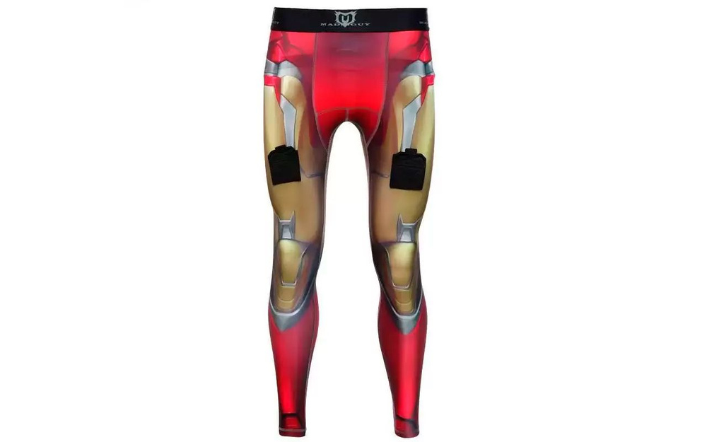 Компрессионные брюки с раковиной MAD GUY Супергерой р.160 см  #1