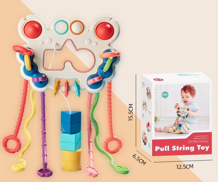 Погремушка прорезыватель сенсорный, грызунок, развивающая игрушка для детей  #1