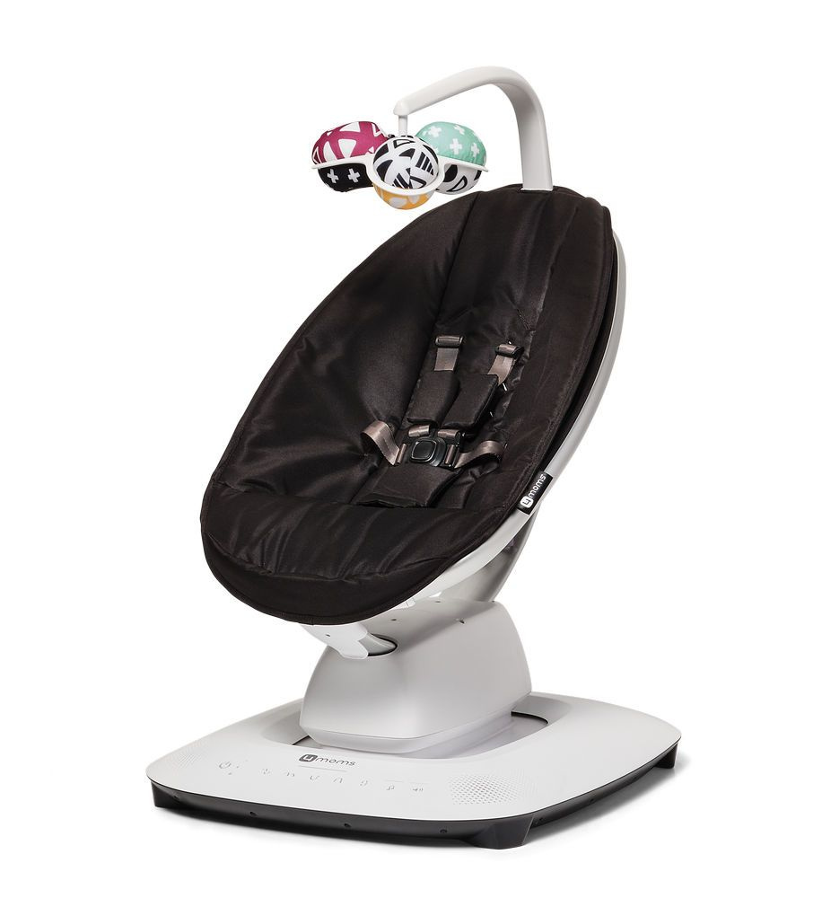 Кресло-качалка 4moms MamaRoo New Black #1