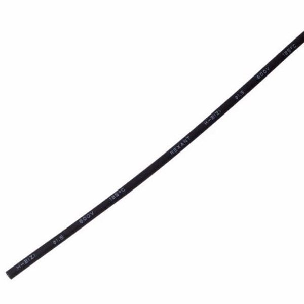 Термоусаживаемая трубка Rexant 1,0/0,5 мм, черная (20-1006) (упак 50 шт по 1 м)  #1