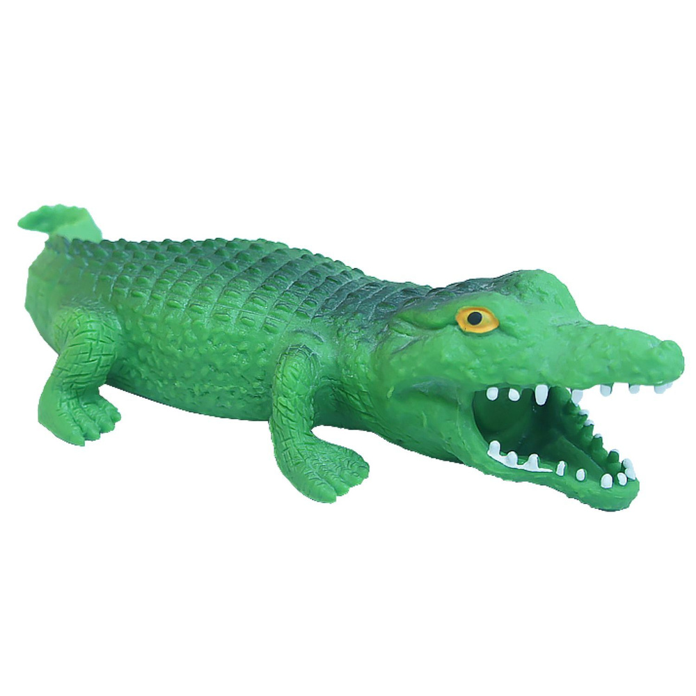 Игрушка Bondibon тянучка реалистичная КАК ЖИВАЯ! крокодил антистресс для рук  #1