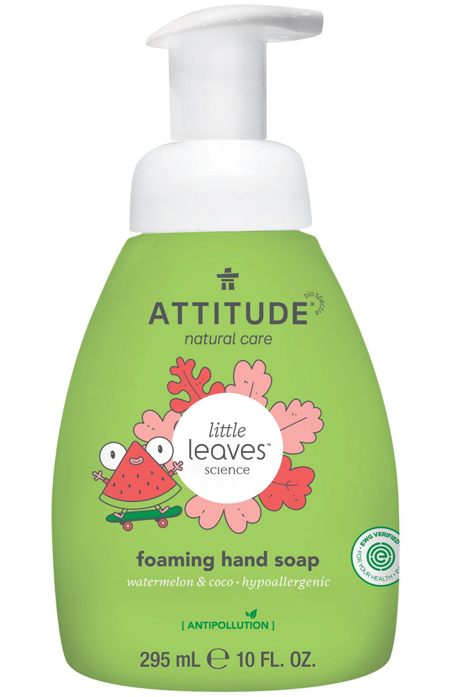 Attitude Экологическое детское пенящееся мыло для рук Арбуз и Кокос Гипоаллергенное 295 мл  #1