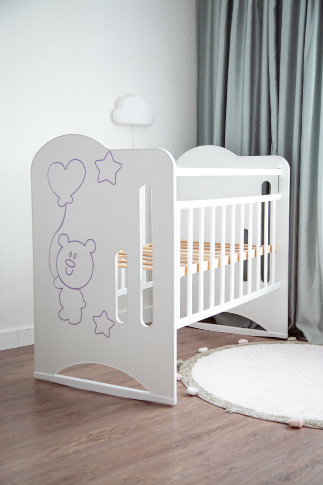 Кроватка детская для новорожденных VERAHOME "Медвежонок" #1