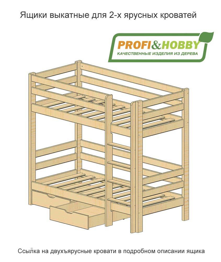 PROFI&HOBBY Ящик под кровать,810х720х202мм #1