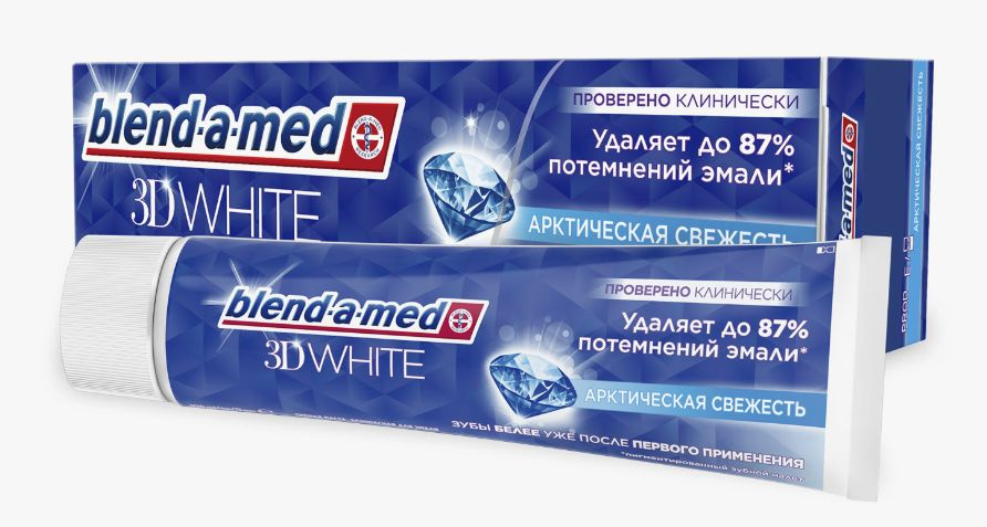 Blend-a-med Зубная паста 3D White Арктическая Свежесть, 100 мл #1