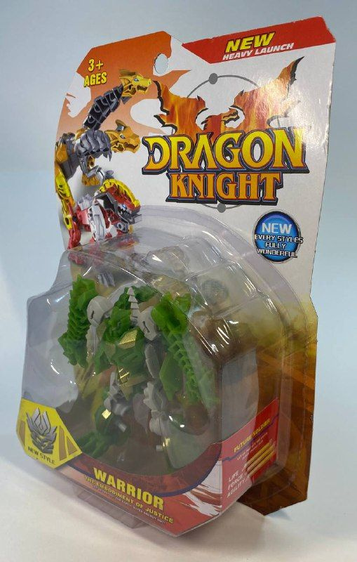 Робот игрушка для мальчика - дракон Dragon Knight Зеленый / робот ...