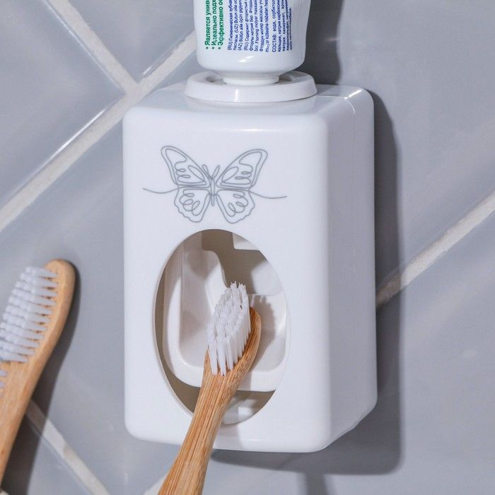 Выдавливатель для зубной пасты механический "Бабочка", 9.5 х 5.8 см  #1