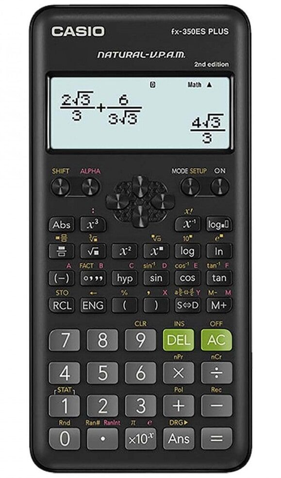 Калькулятор инженерный CASIO FX-82ESPLUS-2-SETD (162х80 мм), 252 функции, батарея, сертифицирован для #1