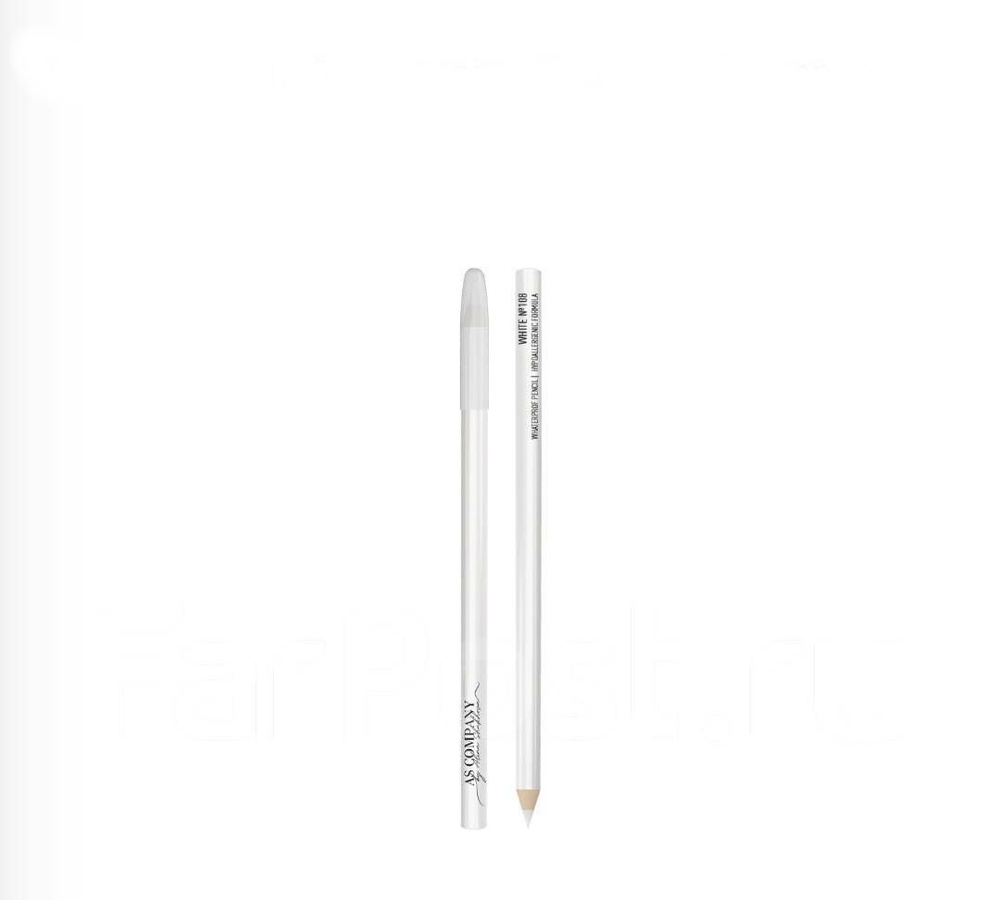 AS Company Косметический карандаш для отрисовки эскиза (AS Pigments, Алина Шахова), белый  #1
