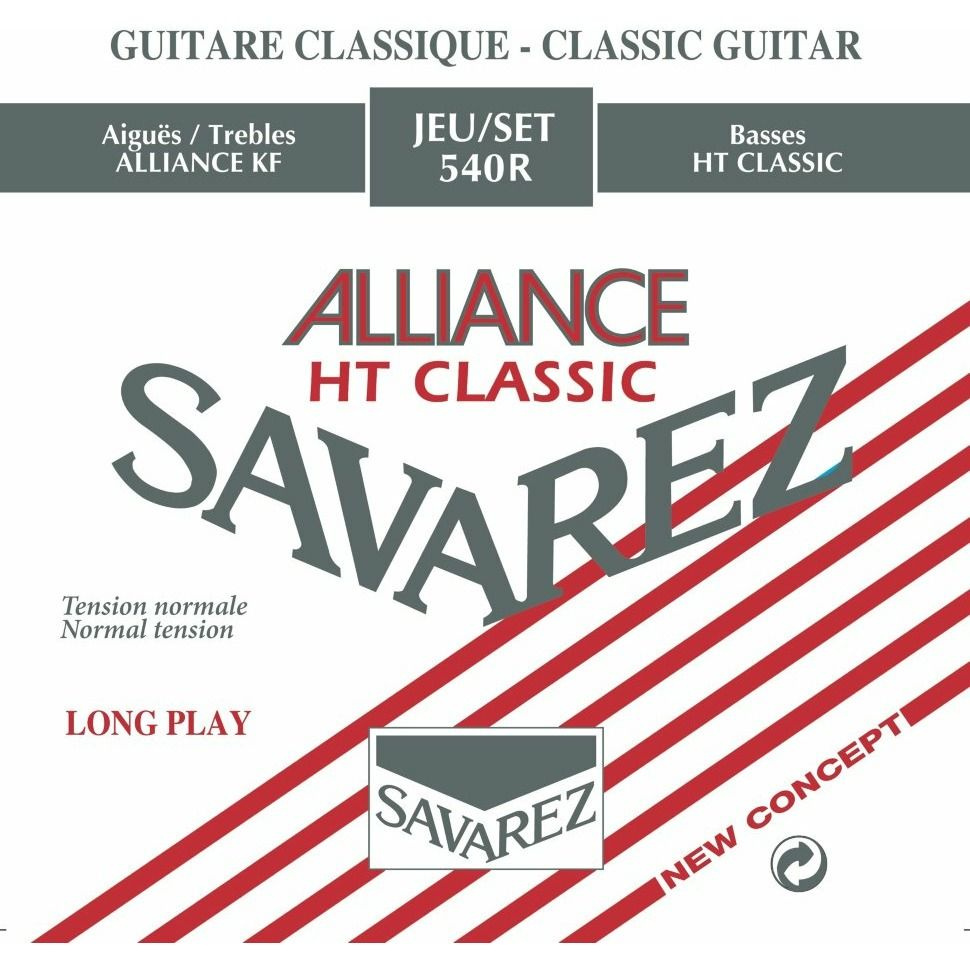 Струны для классической гитары Savarez 540R Alliance HT Classic Red standard tension  #1