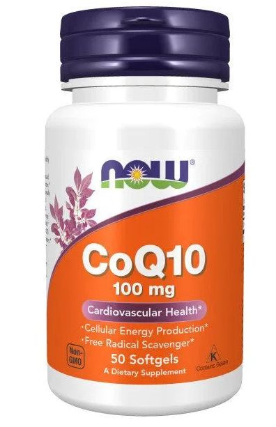 Коэнзим Q10 NOW CoQ10 100 мг 50 капс #1