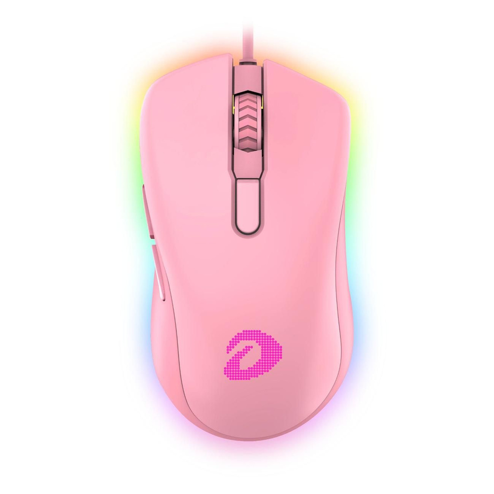 Игровая мышь проводная Dareu EM908 Pink #1