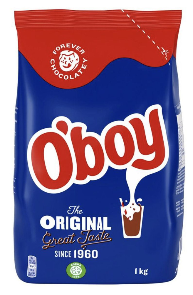 Какао порошок O'boy Original 1 кг, без глютена, Обой Оригинал (Финляндия)  #1