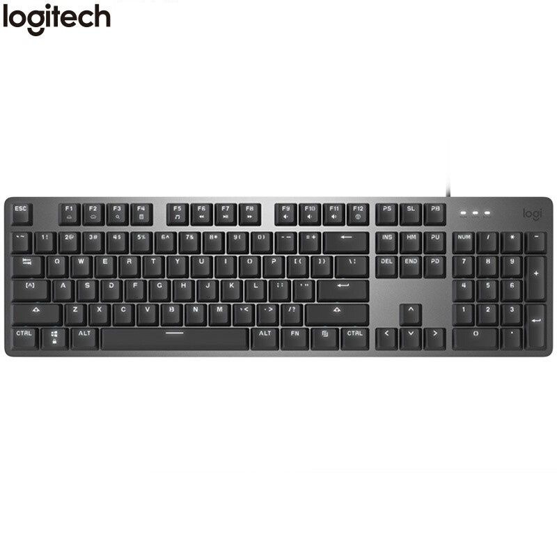 Logitech Игровая клавиатура проводная Logitech K845,DIY black, Английская раскладка, черный матовый  #1